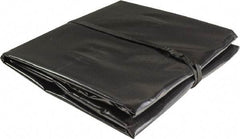 Justrite - 60" Long x 60" Wide Vinyl Tarp & Dust Cover - Black, Grommet - USA Tool & Supply