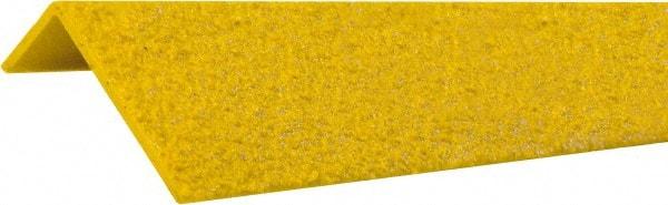 Rust-Oleum - Yellow Solid Color Anti-Slip Vinyl Strip - 2-1/4" Wide x 4.92' Long x 1" Thick, General Traffic - USA Tool & Supply