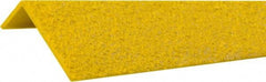 Rust-Oleum - Yellow Solid Color Anti-Slip Vinyl Strip - 2-1/4" Wide x 4' Long x 1" Thick, General Traffic - USA Tool & Supply