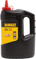 DeWALT - 25 Lb Container Chalk Refill - Red - USA Tool & Supply