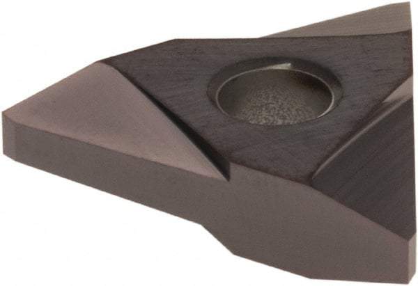 Tool-Flo - TNMA43 Acme Grade AC3R Internal/External On Edge Threading Insert - AlTiN Finish, 12" External TPI, 12" Internal TPI, 1/2" Inscribed Circle, Neutral Cut - USA Tool & Supply