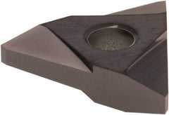 Tool-Flo - TNMA43 Acme Grade AC3R Internal/External On Edge Threading Insert - AlTiN Finish, 12" External TPI, 12" Internal TPI, 1/2" Inscribed Circle, Neutral Cut - USA Tool & Supply
