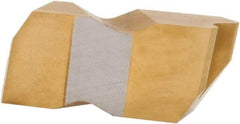 Hertel - IDC310 Grade HC335, Internal/External API Round Threading Insert - 10 TPI Ext Pitch, 10 TPI Int Pitch, Left Hand Insert, TiN Finish, Carbide - USA Tool & Supply