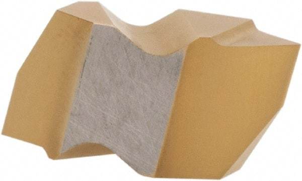 Hertel - ITP3 Grade HC120, Internal/External Partial Profile 60° Threading Insert - 1.25 to 40mm & 6 to 20 TPI Ext Pitch, 20 to 50mm & 5 to 12 TPI Int Pitch, Right Hand Insert, TiN Finish, Carbide - USA Tool & Supply