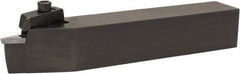 Hertel - VPGR.33., 0° Lead Angle IVVC External Neutral Indexable Profiling Toolholder - 1" Shank Height x 1" Shank Width, 6" Long, Steel - USA Tool & Supply
