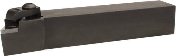 Hertel - DPGR 432, -5° Lead Angle IDLP External Right Hand Indexable Profiling Toolholder - 1" Shank Height x 1" Shank Width, 5" Long, Steel - USA Tool & Supply