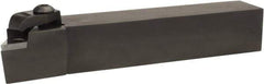 Hertel - DPGR 432, -5° Lead Angle IDLP External Right Hand Indexable Profiling Toolholder - 1" Shank Height x 1" Shank Width, 5" Long, Steel - USA Tool & Supply
