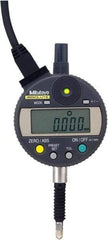 Mitutoyo - 0 to 12.7mm Range, 0.00005" Graduation, Electronic Drop Indicator - Accurate to 0.00012", LCD Display - USA Tool & Supply