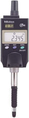 Mitutoyo - 0 to 12.7mm Range, 0.0005 & 0.00005" Graduation, Electronic Drop Indicator - Includes NIST Traceability Certification - USA Tool & Supply