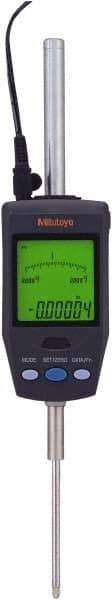 Mitutoyo - 0 to 60.9mm Range, 0.00002" Graduation, Electronic Drop Indicator - Accurate to 0.0025mm - USA Tool & Supply