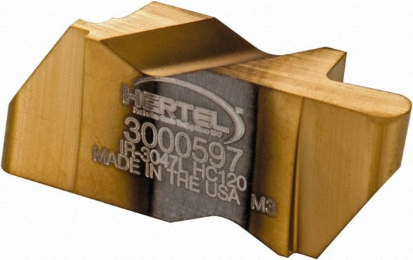 Hertel - IR3047L HC120 Carbide Grooving Insert - USA Tool & Supply