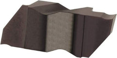 Hertel - 3125IF K Grade HC215, 3.18mm Cutting Width Carbide Grooving Insert - 0.18" Max Depth of Cut, Right Hand, TiAlN Finish - USA Tool & Supply