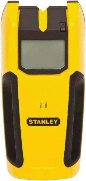 Stanley - 3/4" Deep Scan Stud Finder - 9V Battery, Wood, Metal - USA Tool & Supply