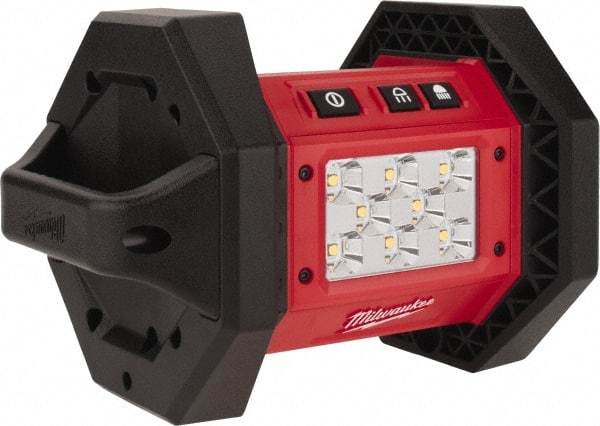 Milwaukee Tool - 18 Volts, 1300 Lumens, Cordless Work Light - 3 hr Run Time - USA Tool & Supply