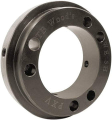 TB Wood's - 3.13" Hub, WE5 Flexible Bushed Coupling Hub - 3.13" OD, 0.88" OAL, Steel, Order 2 Hubs with Same OD & 1 Insert for Complete Coupling - USA Tool & Supply