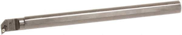 Sumitomo - 0.687" Min Bore Diam, 6" OAL, 1/2" Shank Diam, BSDJO Indexable Boring Bar - DCGT 21.5 Insert, Screw Holding Method - USA Tool & Supply