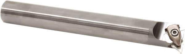 Sumitomo - 1-3/4" Min Bore Diam, 10" OAL, 1-1/4" Shank Diam, A-DTR Indexable Boring Bar - 1.575" Max Bore Depth, DNMG Insert, Clamp Holding Method - USA Tool & Supply
