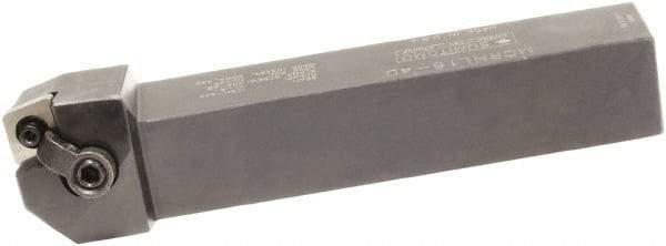 Sumitomo - MCRN, Left Hand Cut, 15° Lead Angle, 1-1/4" Shank Height x 1-1/4" Shank Width, Positive Rake Indexable Turning Toolholder - 6" OAL, CNMG 432 Insert Compatibility, Series Multi-Option - USA Tool & Supply