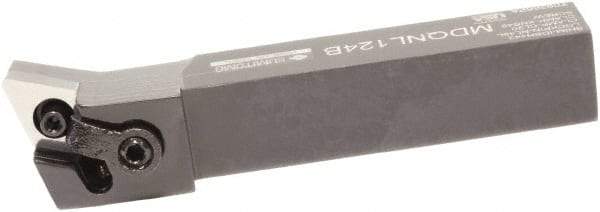 Sumitomo - MDQN, Left Hand Cut, -17.5° Lead Angle, 1-1/4" Shank Height x 1-1/4" Shank Width, Negative Rake Indexable Turning Toolholder - 6" OAL, DNMG 432 Insert Compatibility, Series Multi-Option - USA Tool & Supply