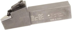 Sumitomo - MVJN, Right Hand Cut, -3° Lead Angle, 1" Shank Height x 1" Shank Width, Negative Rake Indexable Turning Toolholder - 6" OAL, VNMG 332 Insert Compatibility, Series Multi-Option - USA Tool & Supply