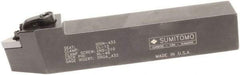 Sumitomo - MDPN, Neutral Cut, 27.5° Lead Angle, 3/4" Shank Height x 3/4" Shank Width, Negative Rake Indexable Turning Toolholder - 4-1/2" OAL, DNMG 332 Insert Compatibility, Series Multi-Option - USA Tool & Supply