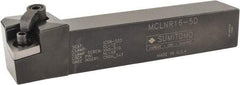 Sumitomo - MCLN, Right Hand Cut, -5° Lead Angle, 1" Shank Height x 1" Shank Width, Negative Rake Indexable Turning Toolholder - 6" OAL, CNMG 543 Insert Compatibility, Series Multi-Option - USA Tool & Supply