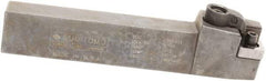 Sumitomo - MCRN, Left Hand Cut, 15° Lead Angle, 3/4" Shank Height x 3/4" Shank Width, Positive Rake Indexable Turning Toolholder - 4-1/2" OAL, CNMG 432 Insert Compatibility, Series Multi-Option - USA Tool & Supply