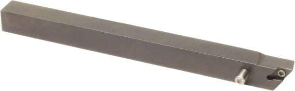 Sumitomo - SDAC, Right Hand Cut, 0° Lead Angle, 10mm Shank Height x 10mm Shank Width, Positive Rake Indexable Turning Toolholder - 100mm OAL, DCMT 21.51 Insert Compatibility, Series Screw Lock - USA Tool & Supply