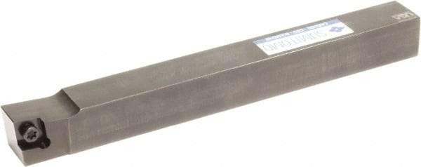 Sumitomo - SCNC, Left Hand Cut, -5° Lead Angle, 3/8" Shank Height x 3/8" Shank Width, Positive Rake Indexable Turning Toolholder - 6" OAL, CCMT 21.51 Insert Compatibility, Series Screw Lock - USA Tool & Supply