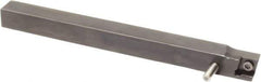 Sumitomo - SCAC, Right Hand Cut, 0° Lead Angle, 5/8" Shank Height x 5/8" Shank Width, Neutral Rake Indexable Turning Toolholder - 4-1/2" OAL, CC.. 32.52 Insert Compatibility, Series Screw Lock - USA Tool & Supply