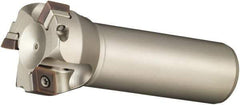 Sumitomo - 80mm Cut Diam, 32mm Shank Diam, 120mm OAL, Indexable Square Shoulder End Mill - SOMT Inserts, Cylindrical Shank, 90° Lead Angle, Through Coolant, Series WaveMill - USA Tool & Supply