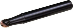 Sumitomo - 5/8" Cut Diam, 0.47" Max Depth of Cut, 1" Shank Diam, 5.546" OAL, Indexable Ball Nose End Mill - 3.265" Head Length, Straight Shank, WBMF Toolholder, ZPGU2.5S Insert - USA Tool & Supply