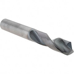 Sumitomo - 33/64" 135° Solid Carbide Screw Machine Drill Bit - TiAlCr/TiSi Finish, 1.9291" Flute Length, 3.937" OAL - USA Tool & Supply
