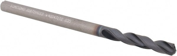 Sumitomo - 3/16" 135° Solid Carbide Screw Machine Drill Bit - USA Tool & Supply