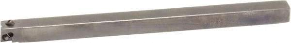 Sumitomo - PCLC, Right Hand Cut, -5° Lead Angle, 3/8" Shank Height x 3/8" Shank Width, Positive Rake Indexable Turning Toolholder - 6" OAL, CCMT 21.51 Insert Compatibility, Series Swiss - USA Tool & Supply