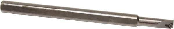 Sumitomo - 0.313" Min Bore Diam, 5" OAL, 3/8" Shank Diam, S-STUB Indexable Boring Bar - 1" Max Bore Depth, TBGT 520 Insert, Screw Holding Method - USA Tool & Supply