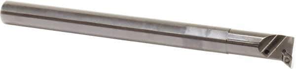 Sumitomo - 1.3" Min Bore Diam, 12" OAL, 1" Shank Diam, A-SDUC Indexable Boring Bar - DCMT 32.52 Insert, Screw Holding Method - USA Tool & Supply