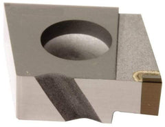 Sumitomo - 6189CGA Grade BN250, 4.8mm Cutting Width PCBN Grooving Insert - 5mm Max Depth of Cut, Right Hand, 0.2007mm Corner Radius, Uncoated - USA Tool & Supply