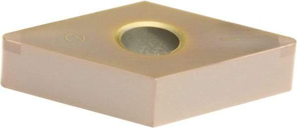 Sumitomo - 2NC-DNGA432 Grade BNC160 PCBN Turning Insert - TiN Finish, 55° Diamond, 1/2" Inscr Circle, 3/16" Thick, 1/32" Corner Radius - USA Tool & Supply