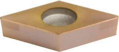Sumitomo - 2NC-DCGA32.51 LS Grade BNC100 PCBN Turning Insert - TiCN Finish, 55° Diamond, 3/8" Inscr Circle, 5/32" Thick, 1/64" Corner Radius - USA Tool & Supply