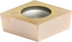 Sumitomo - 2NC-CCGA32.51 Grade BNC100 PCBN Turning Insert - TiCN Finish, 80° Diamond, 3/8" Inscr Circle, 5/32" Thick, 1/64" Corner Radius - USA Tool & Supply