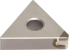 Sumitomo - TNMA332 Grade BN2000 PCBN Turning Insert - Uncoated, 60° Triangle, 3/8" Inscr Circle, 3/16" Thick, 1/32" Corner Radius - USA Tool & Supply