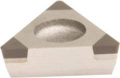 Sumitomo - 3NU-TPGA222 Grade BN700 PCBN Turning Insert - Uncoated, 60° Triangle, 1/4" Inscr Circle, 1/8" Thick, 1/32" Corner Radius - USA Tool & Supply