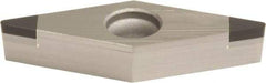 Sumitomo - 2NU-VBGA221 Grade BN700 PCBN Turning Insert - Uncoated, 35° Diamond, 1/4" Inscr Circle, 1/8" Thick, 1/64" Corner Radius - USA Tool & Supply