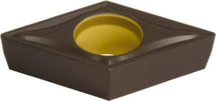 Sumitomo - DCMT32.51 EMU Grade AC420K Carbide Turning Insert - Proprietary Finish, 55° Diamond, 3/8" Inscr Circle, 5/32" Thick, 1/64" Corner Radius - USA Tool & Supply