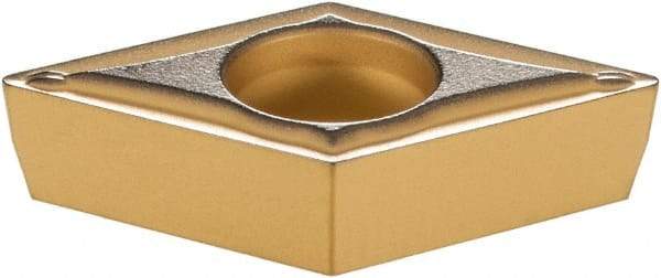 Sumitomo - DCMT32.51 ESU Grade AC630M Carbide Turning Insert - Al2O3 Finish, 55° Diamond, 3/8" Inscr Circle, 5/32" Thick, 1/64" Corner Radius - USA Tool & Supply