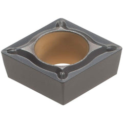 Sumitomo - CCMT32.51 ESU Grade AC405K Carbide Turning Insert - Proprietary Finish, 80° Diamond, 3/8" Inscr Circle, 5/32" Thick, 1/64" Corner Radius - USA Tool & Supply