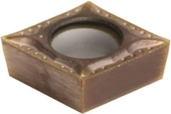 Sumitomo - CCGT32.50.5 ESI Grade AC530U Carbide Turning Insert - TiAlN/AlCrN Finish, 80° Diamond, 3/8" Inscr Circle, 5/32" Thick, 0.0078" Corner Radius - USA Tool & Supply