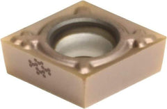 Sumitomo - CCGT21.50 EFC Grade AC530U Carbide Turning Insert - TiAlN/AlCrN Finish, 80° Diamond, 1/4" Inscr Circle, 3/32" Thick, 0.0039" Corner Radius - USA Tool & Supply