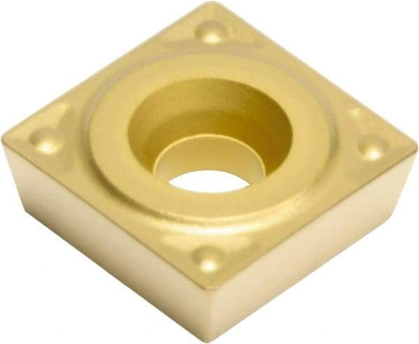 Sumitomo - SPMT322 ENF Grade AC820P Carbide Turning Insert - Al2O3 Finish, 90° Square, 3/8" Inscr Circle, 1/8" Thick, 1/32" Corner Radius - USA Tool & Supply